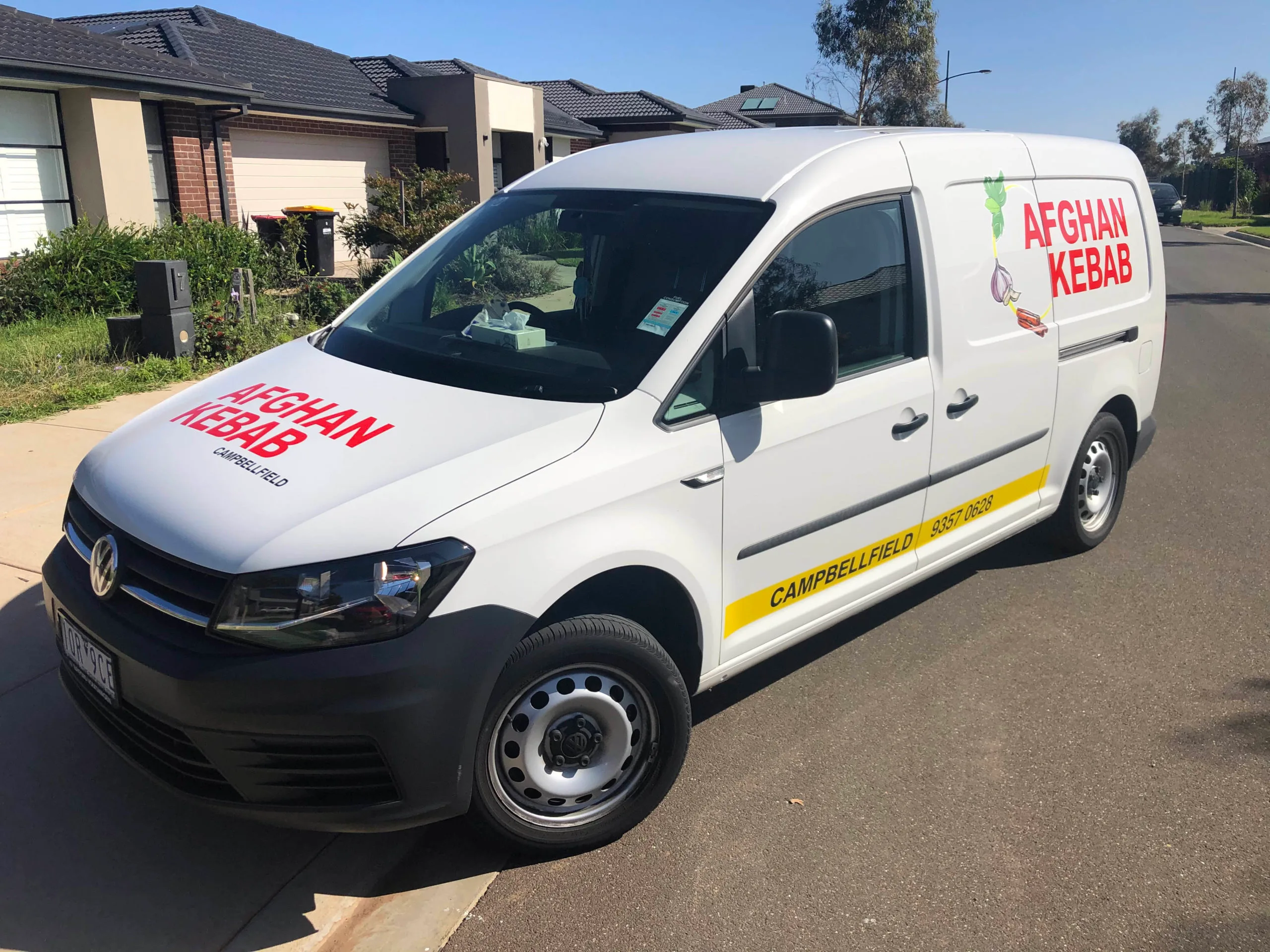 Afghan Kebab commercial van wrap